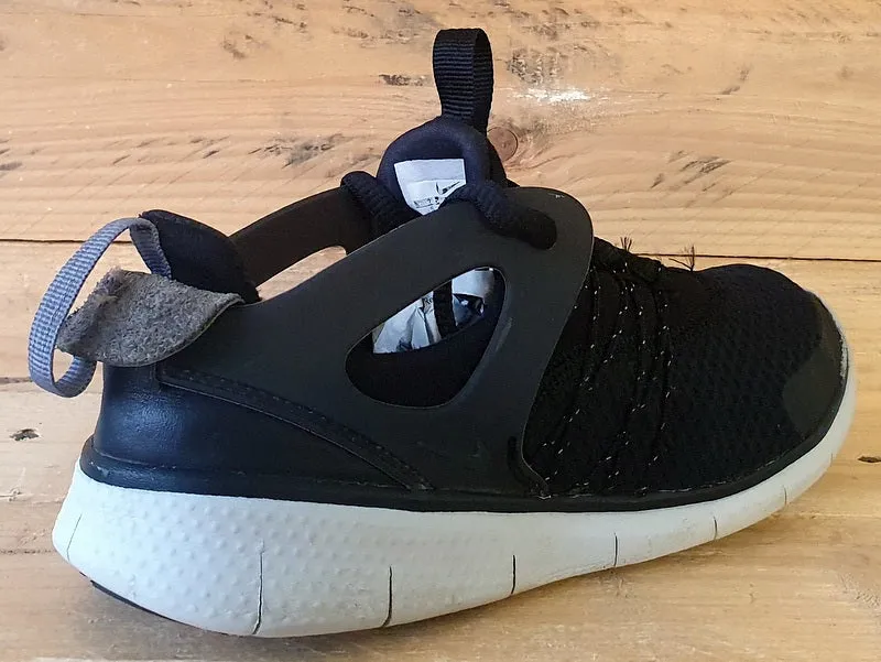 Nike Free Viritous Low Textile Trainers UK4/US6.5/EU37.5 725060-001 Black/Grey