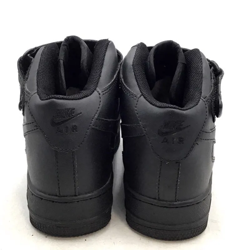 Nike Men's Air Force 1 Mid '07 Black Basketball Athletic Shoes - Size 8