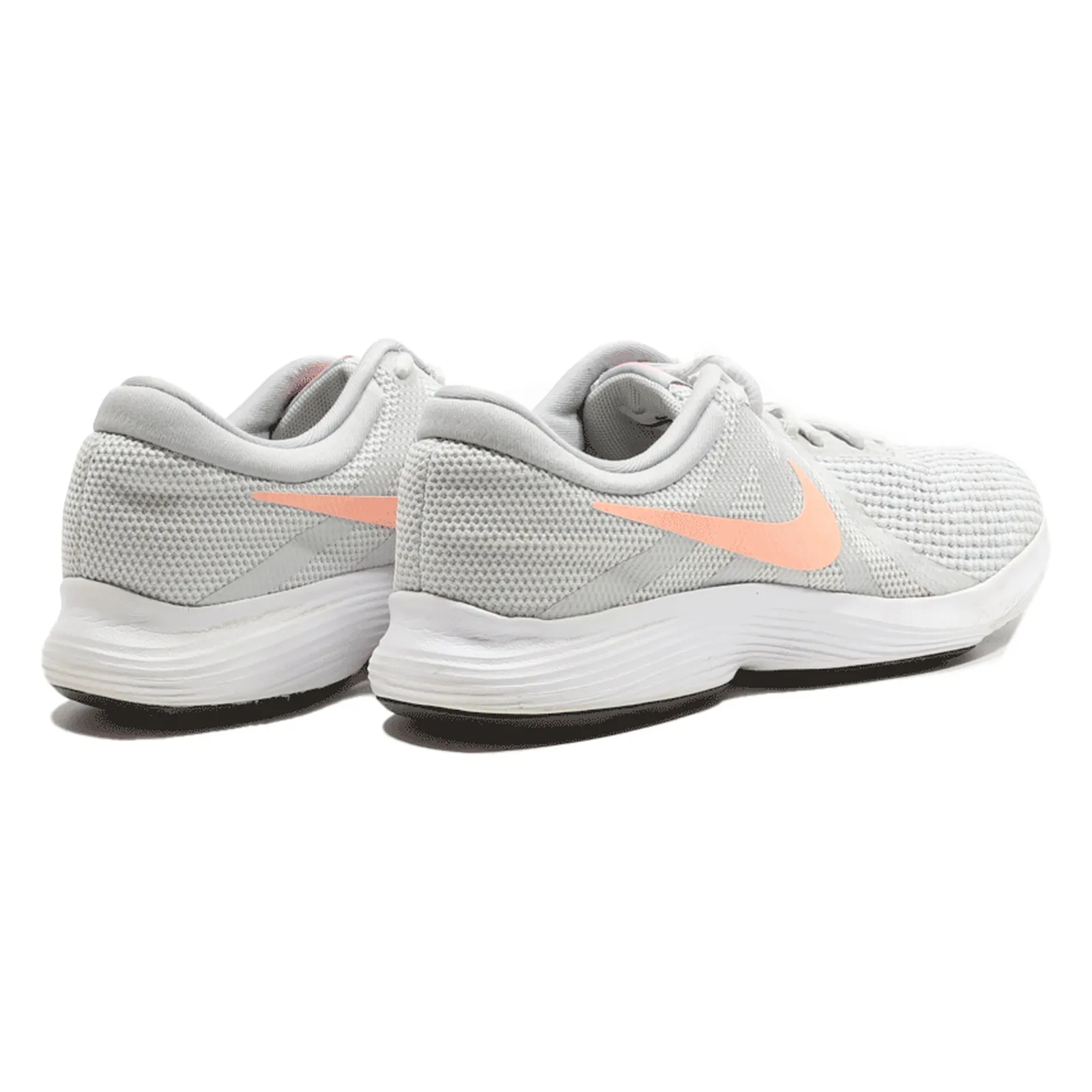 NIKE Revolution 4 Sneaker Trainers Grey Synthetic Womens UK 7