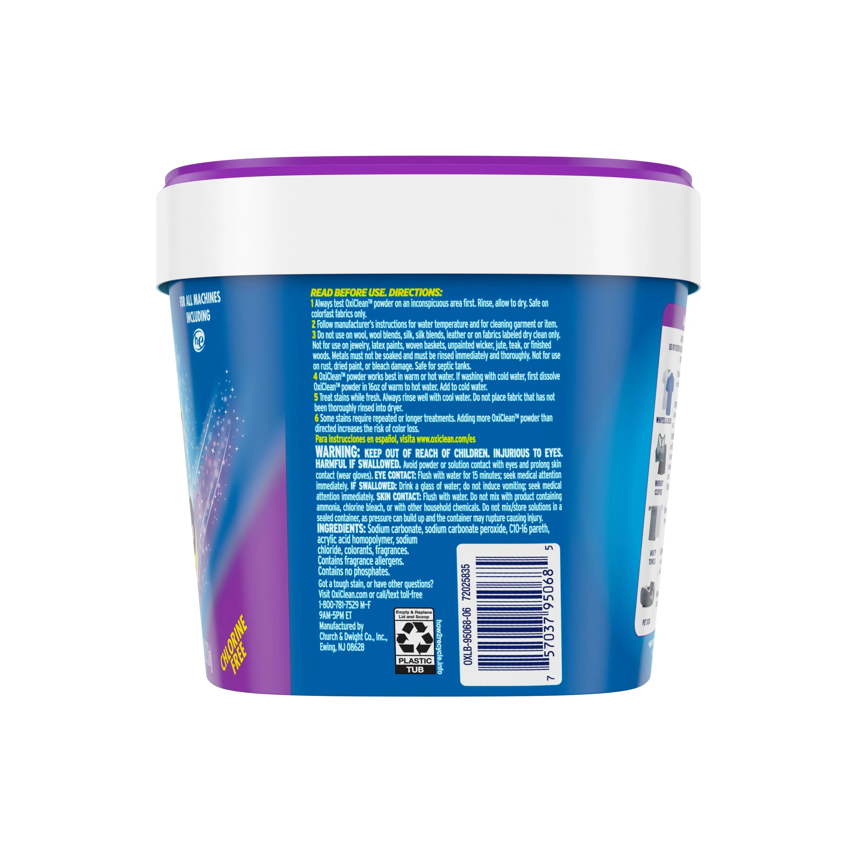 OxiClean Odor Blasters Versatile Odor and Stain Remover Powder, 3 lb