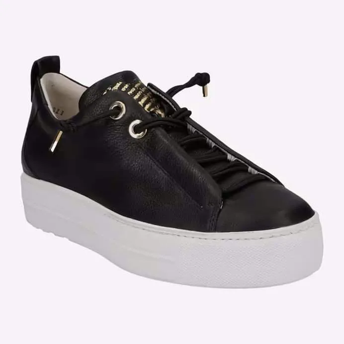 Paul Green Black/Gold Sneaker 5017-024