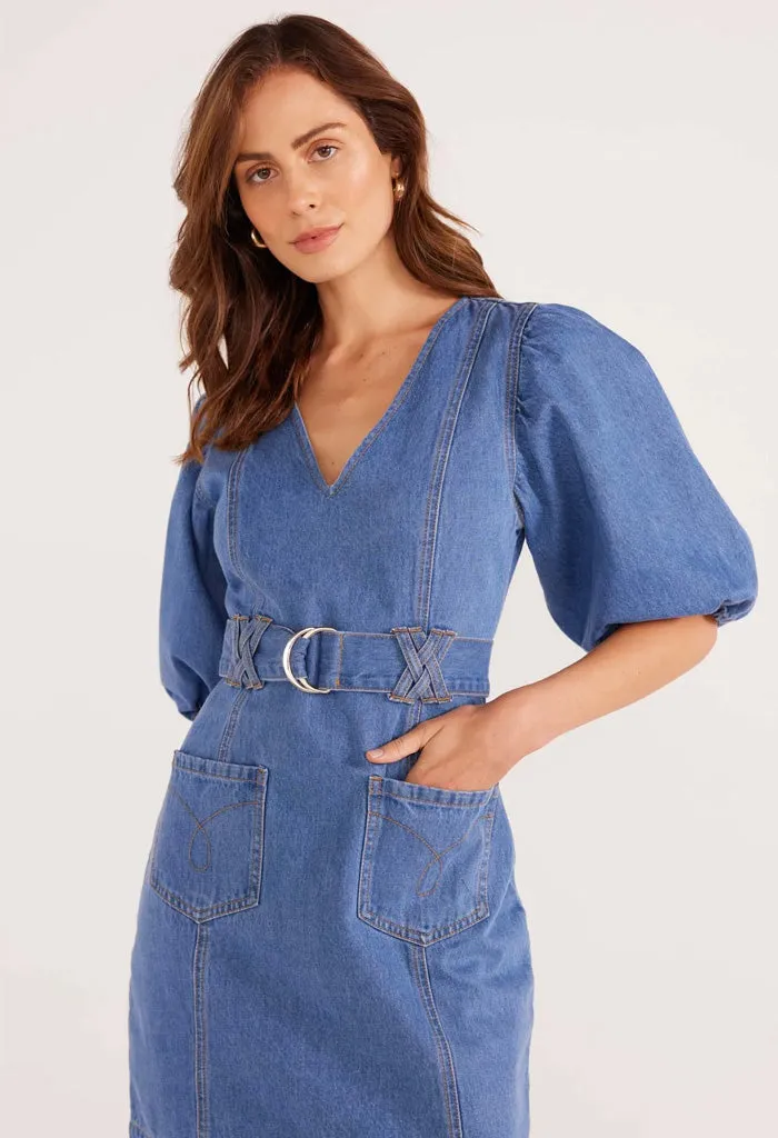 Peyton Denim Mini Dress