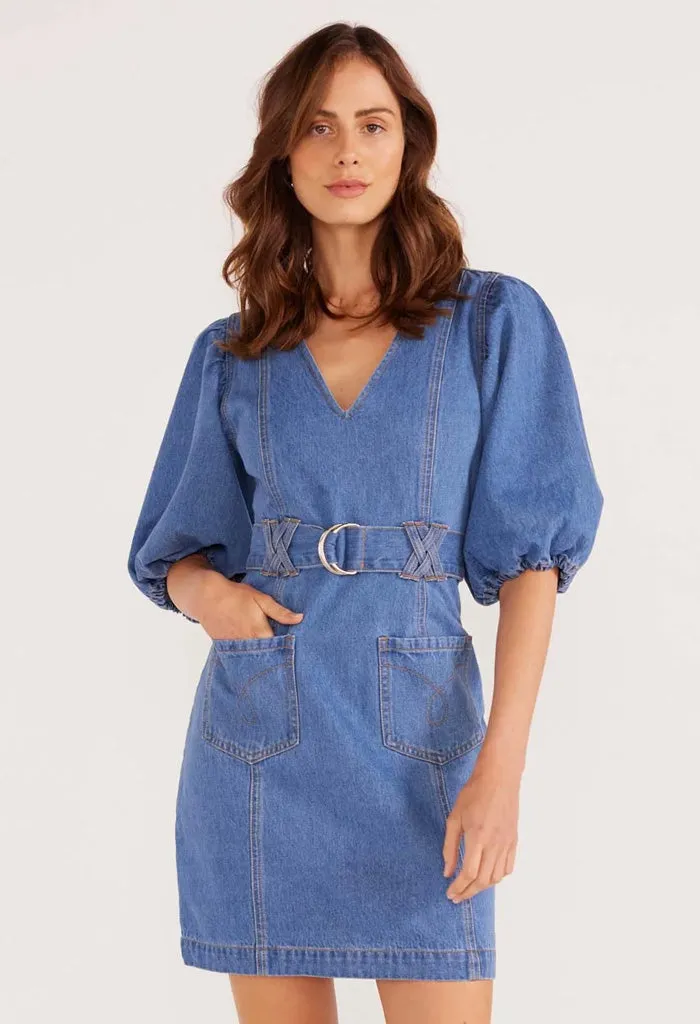 Peyton Denim Mini Dress