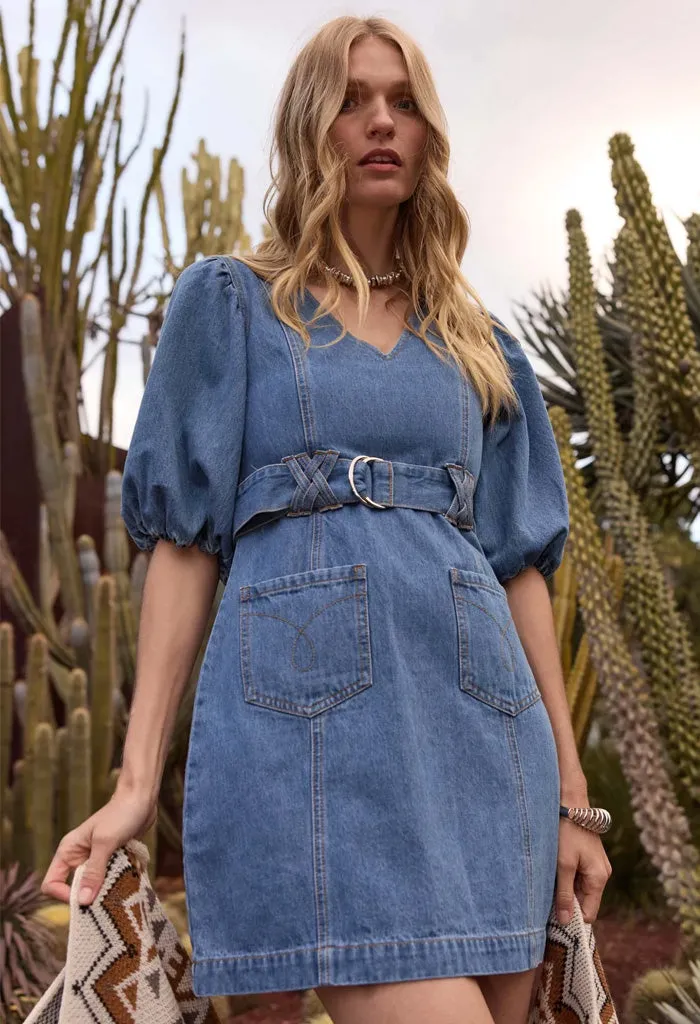 Peyton Denim Mini Dress