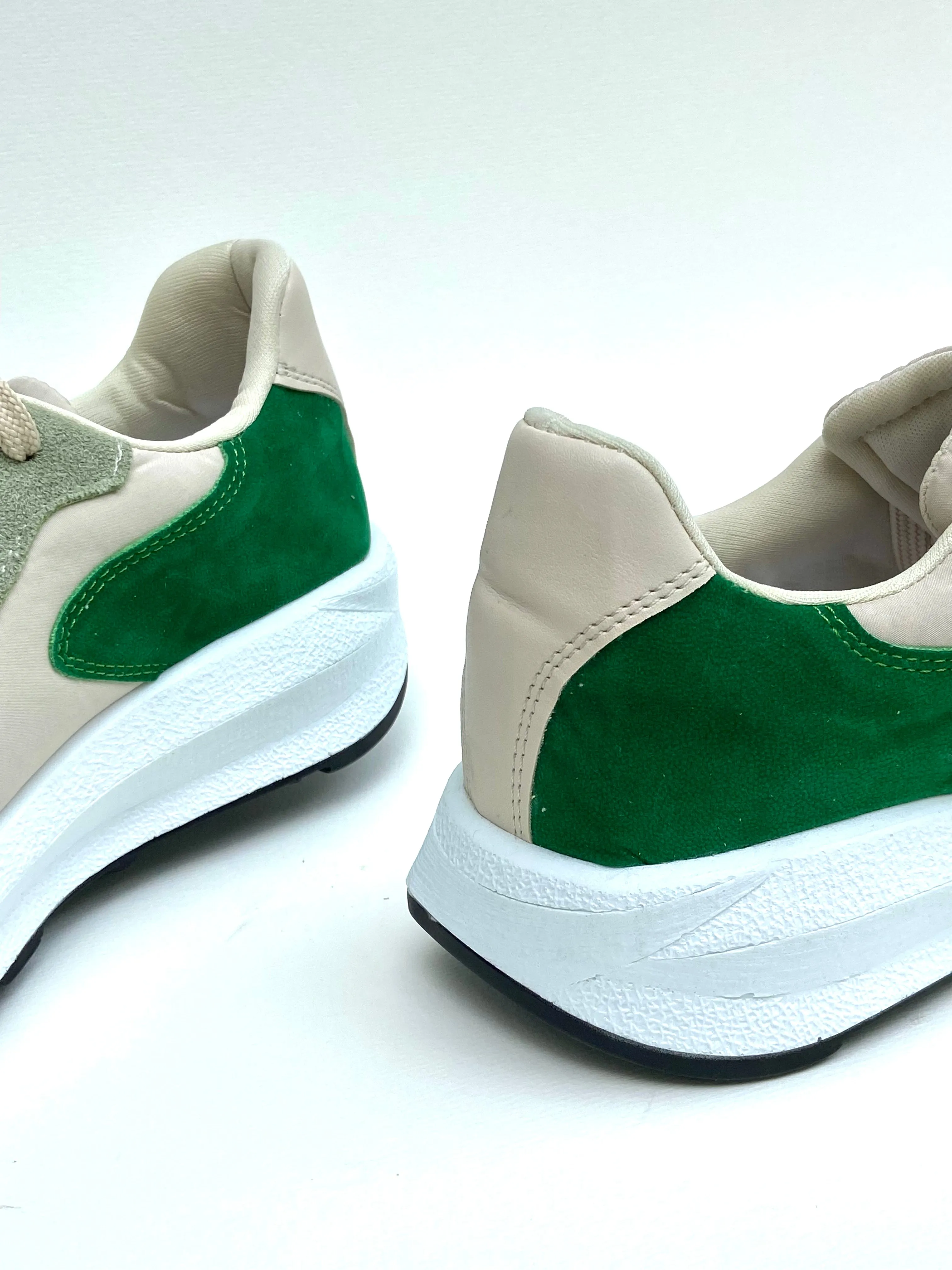 Platform lace-up sneakers