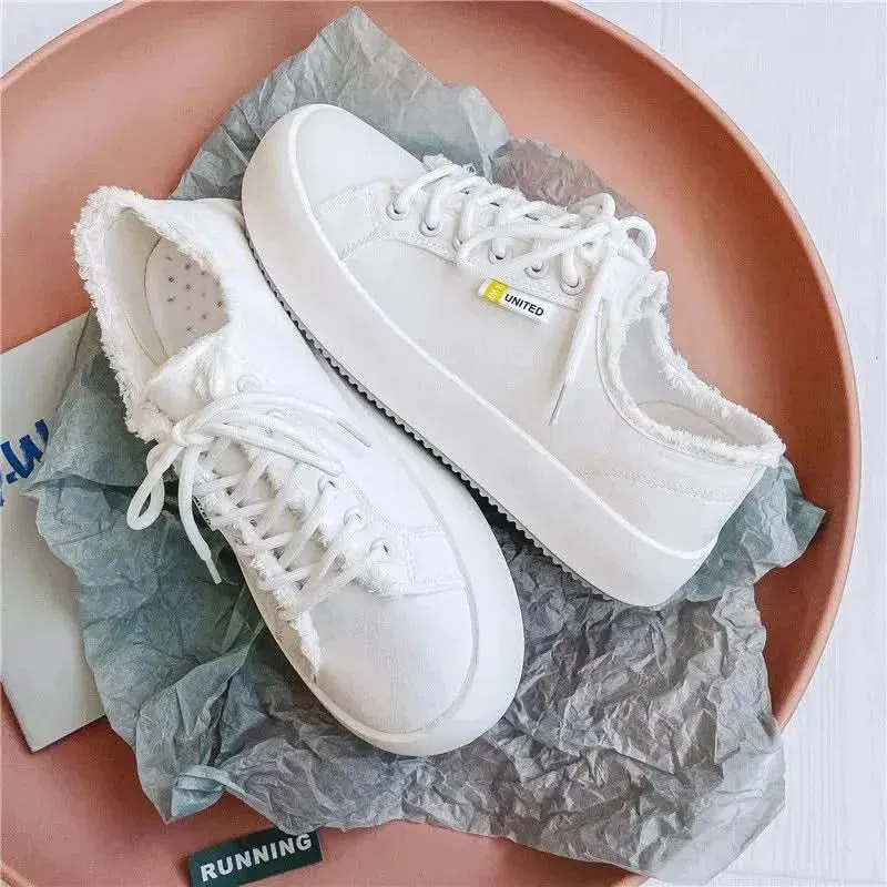 Plimsolls Platform Canvas Sneakers for Men | Comfortable & Casual