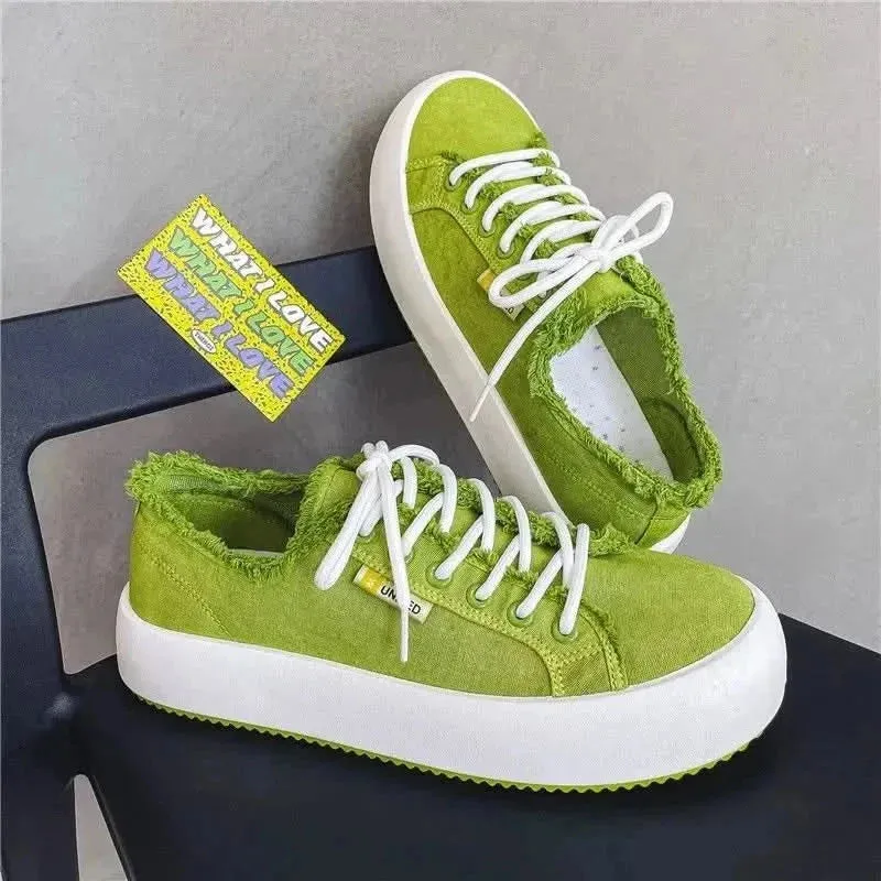 Plimsolls Platform Canvas Sneakers for Men | Comfortable & Casual