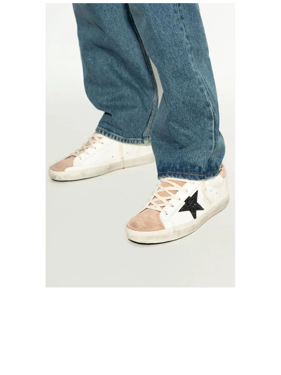 Powdery Panelled Sneakers