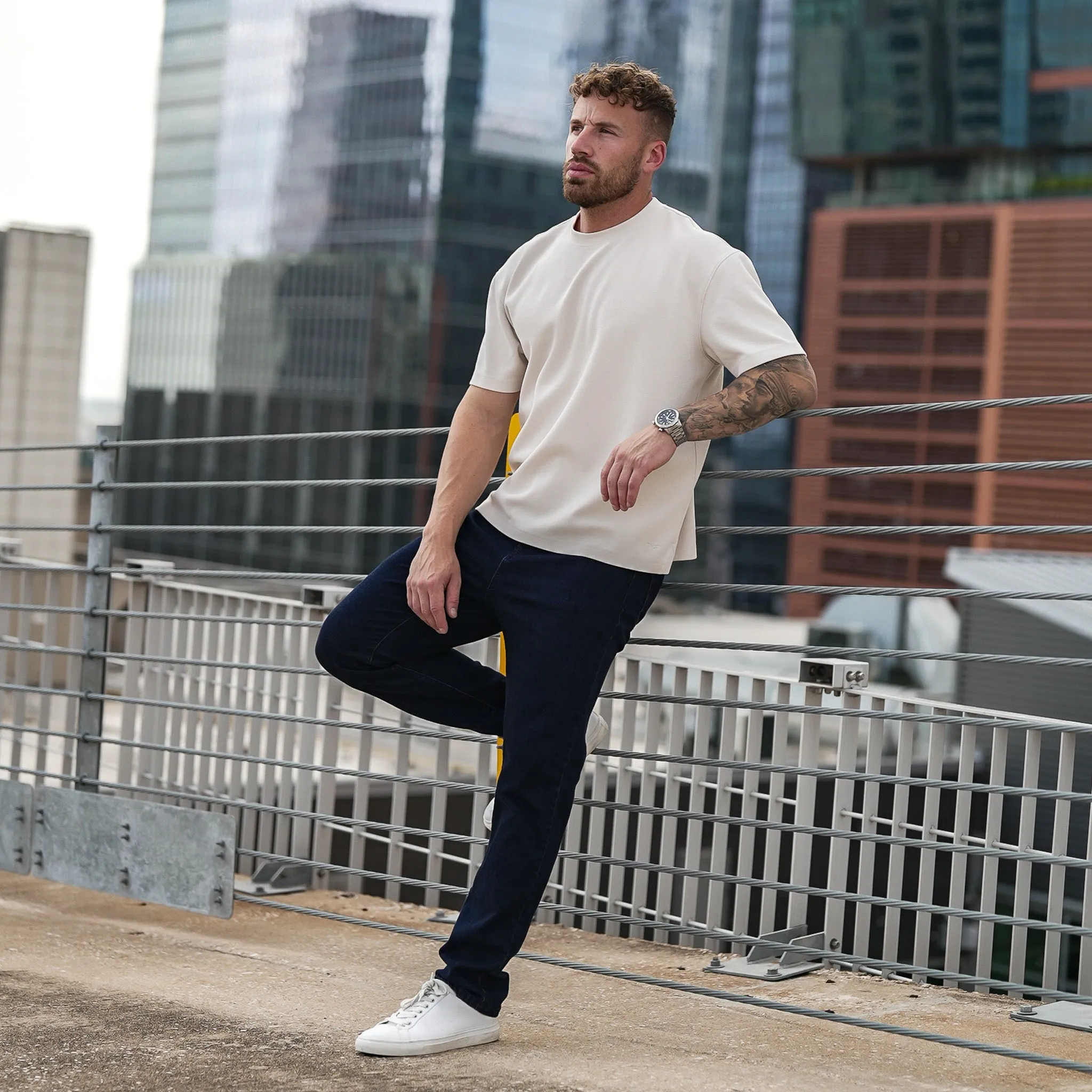 Premium Denim Jeans - Dark Blue