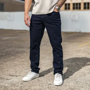 Premium Denim Jeans - Dark Blue