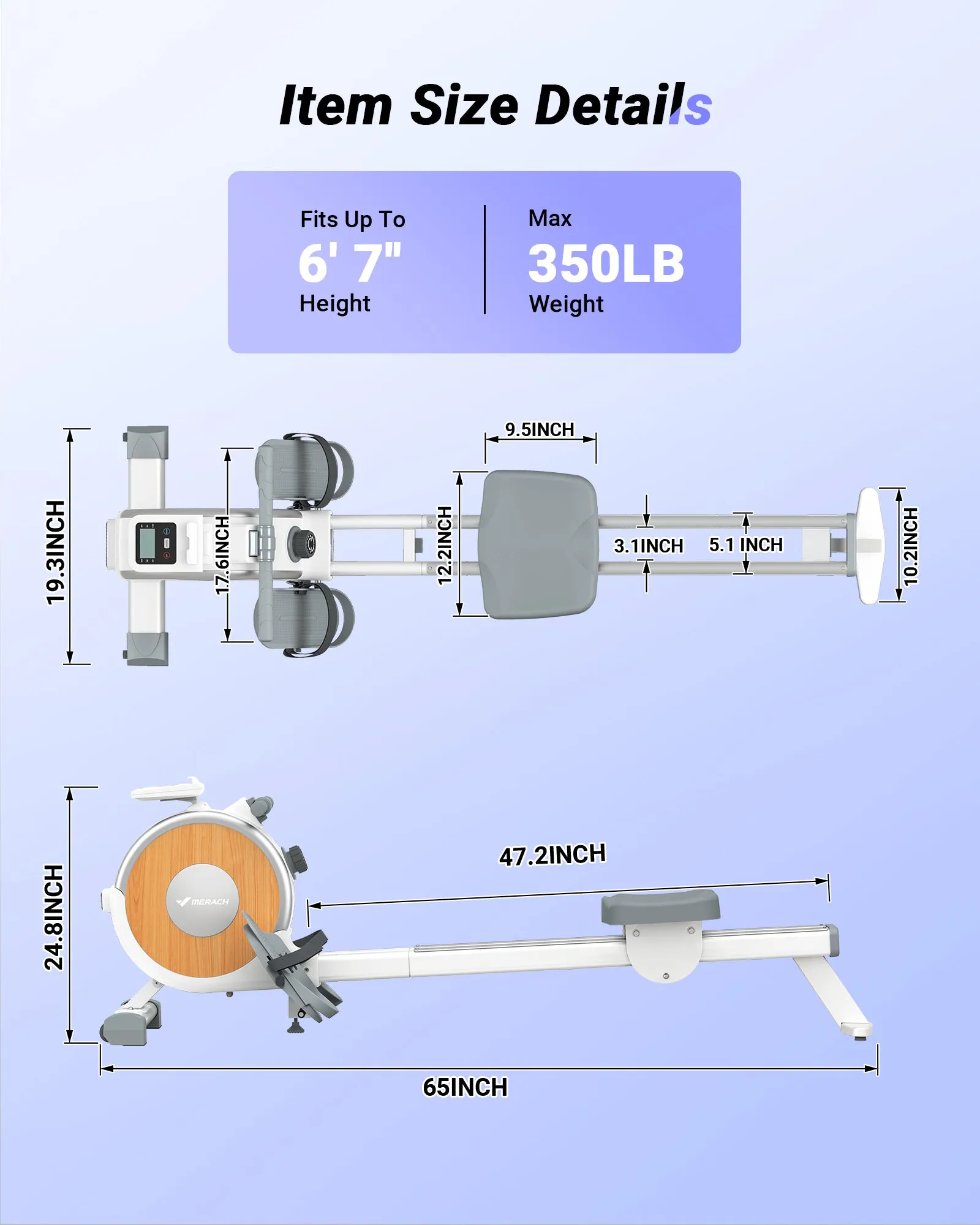 Q1S Manual Resistance Rower