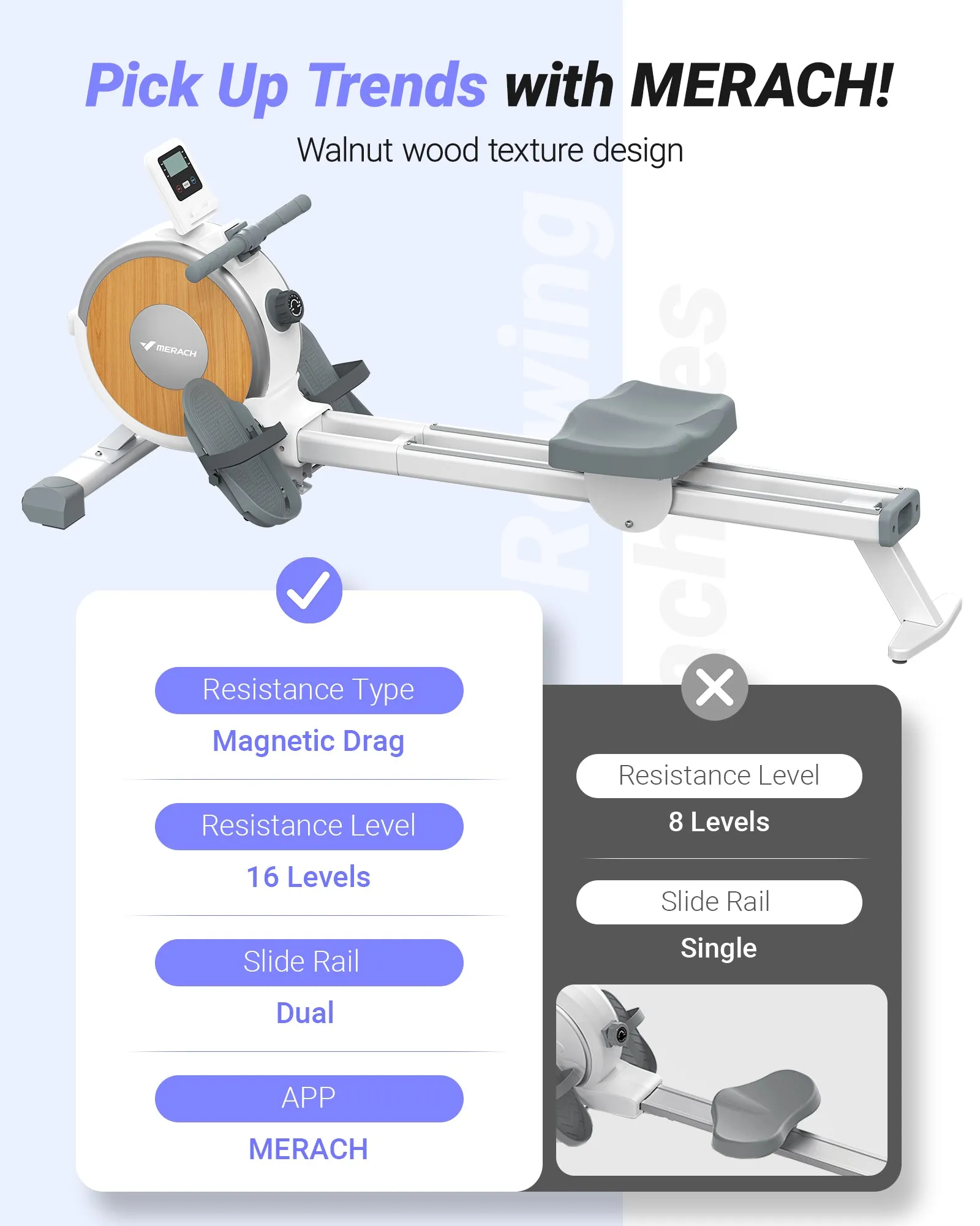 Q1S Manual Resistance Rower