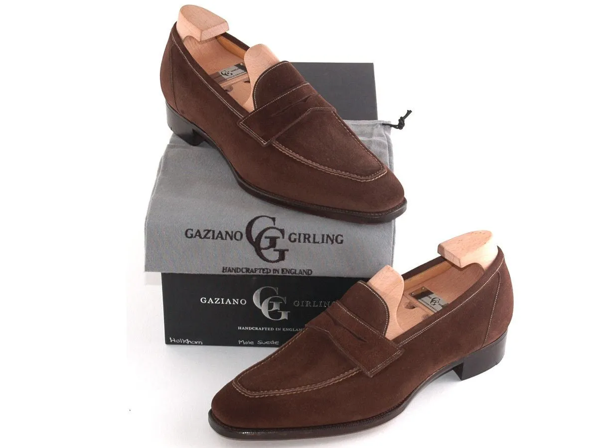 "Holkham" in Mole Suede - KN14