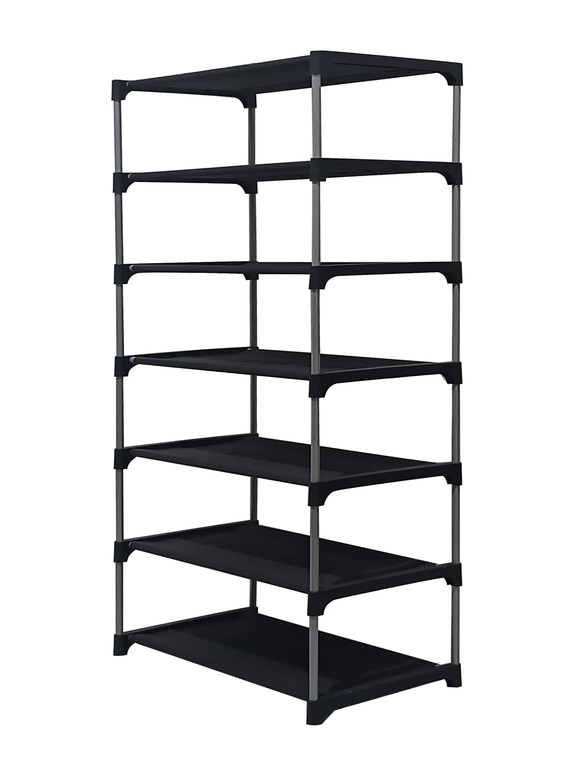 RAXON WORLD® Multipurpose Foldable 6 layers Metal Shoe Stand, Shoe Rack/Organiser for Home & Office (Maroon, Metal)