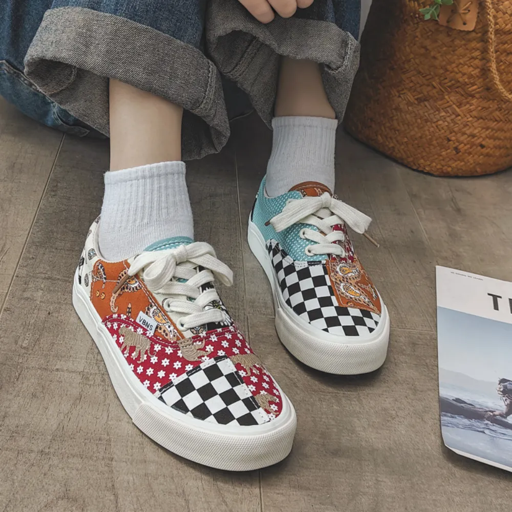“Retro Color Blocking” Shoes