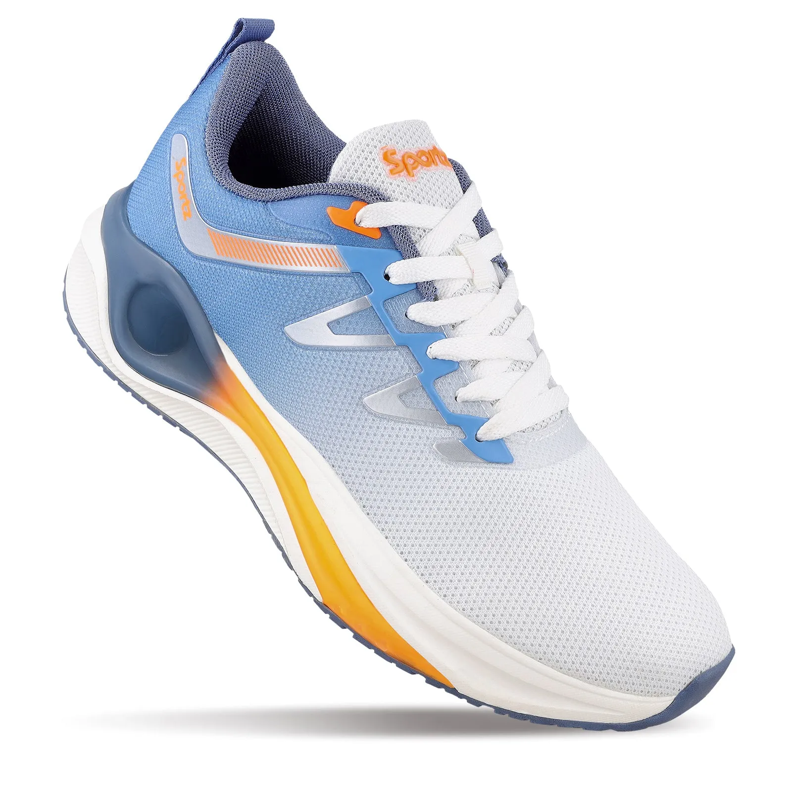 SAIGO Men's Lace-up Sports Shoe - WS9158 Blue Orange