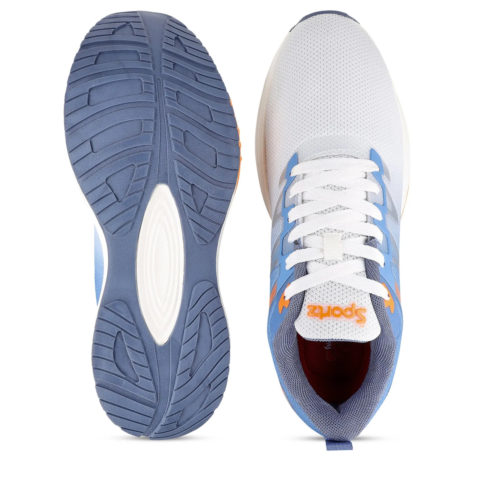SAIGO Men's Lace-up Sports Shoe - WS9158 Blue Orange