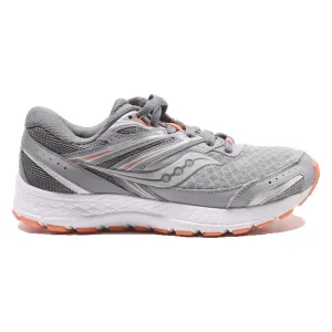 SAUCONY COHESION13 Sneaker Trainers Grey Synthetic Womens UK 4.5