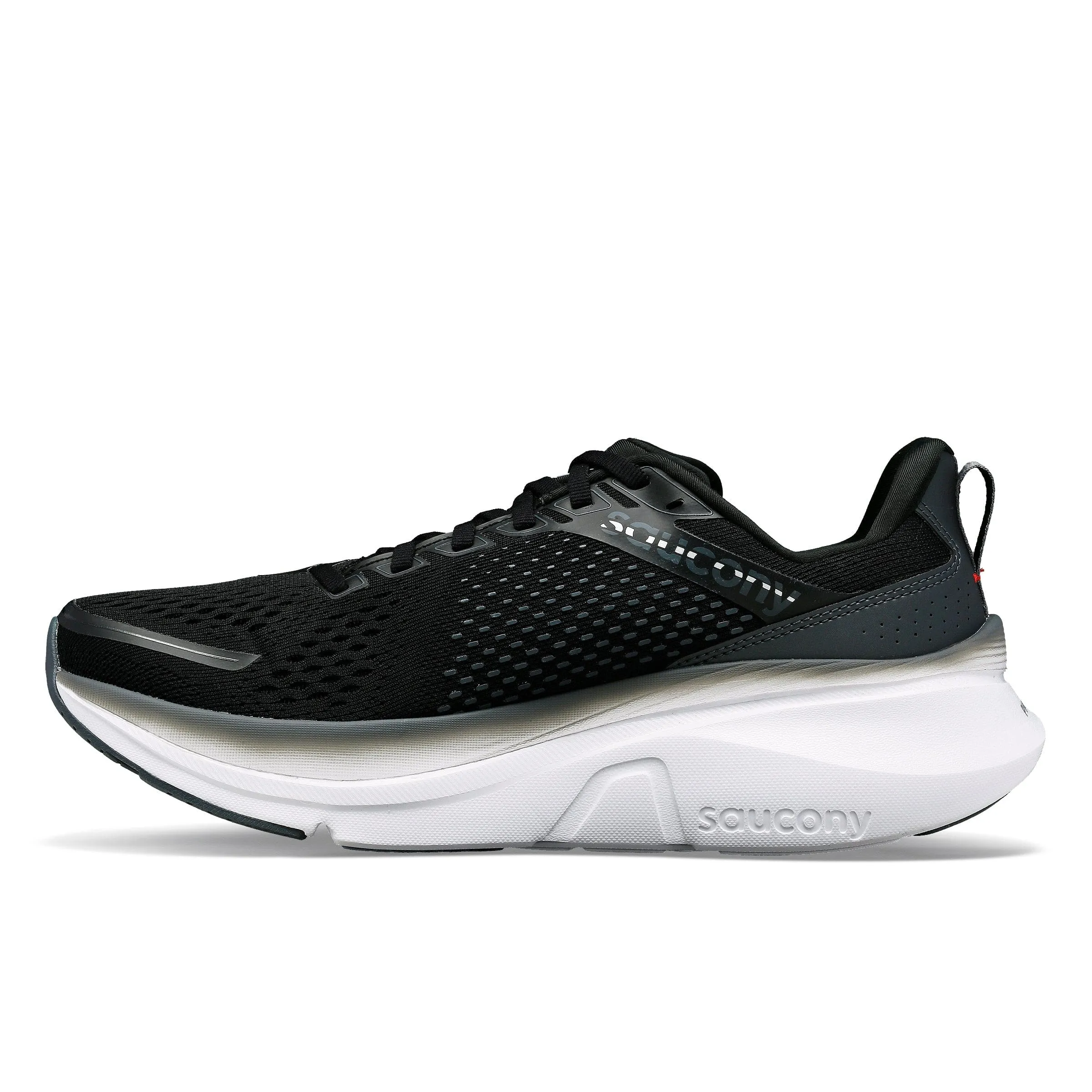 Saucony Guide 17 Men's Running Shoes Black/Shadow AW24