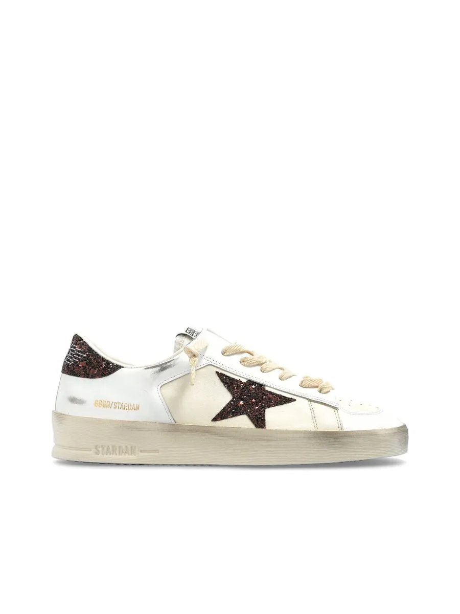 Sequin Detail Laceup Sneakers
