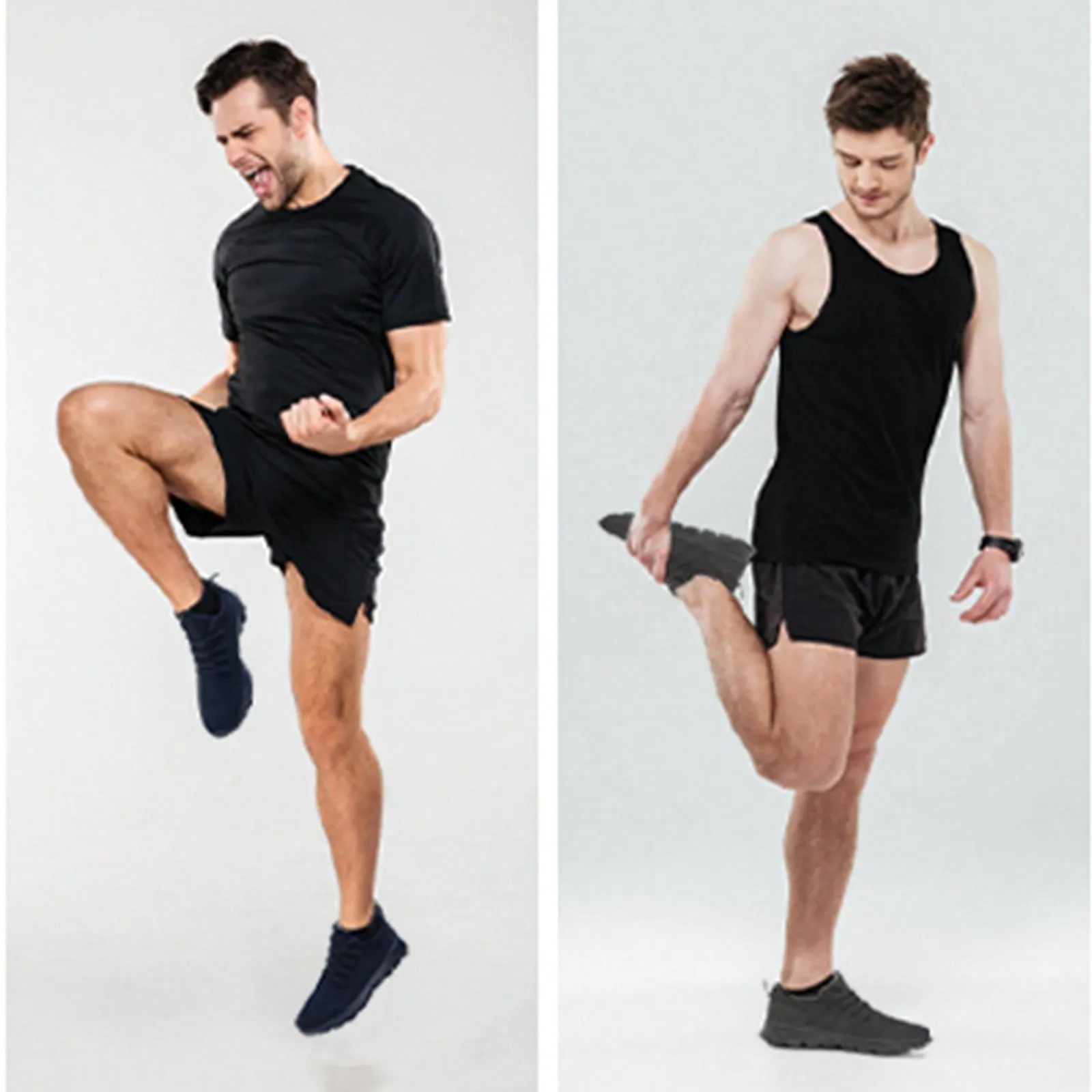 Shoes For Men Gym Tennis Athletic Mesh Fashion Sneakers Lightweight Sports Workout Running Casual Shoes Comfortable Footwear Trainers Black, Shoes For Men