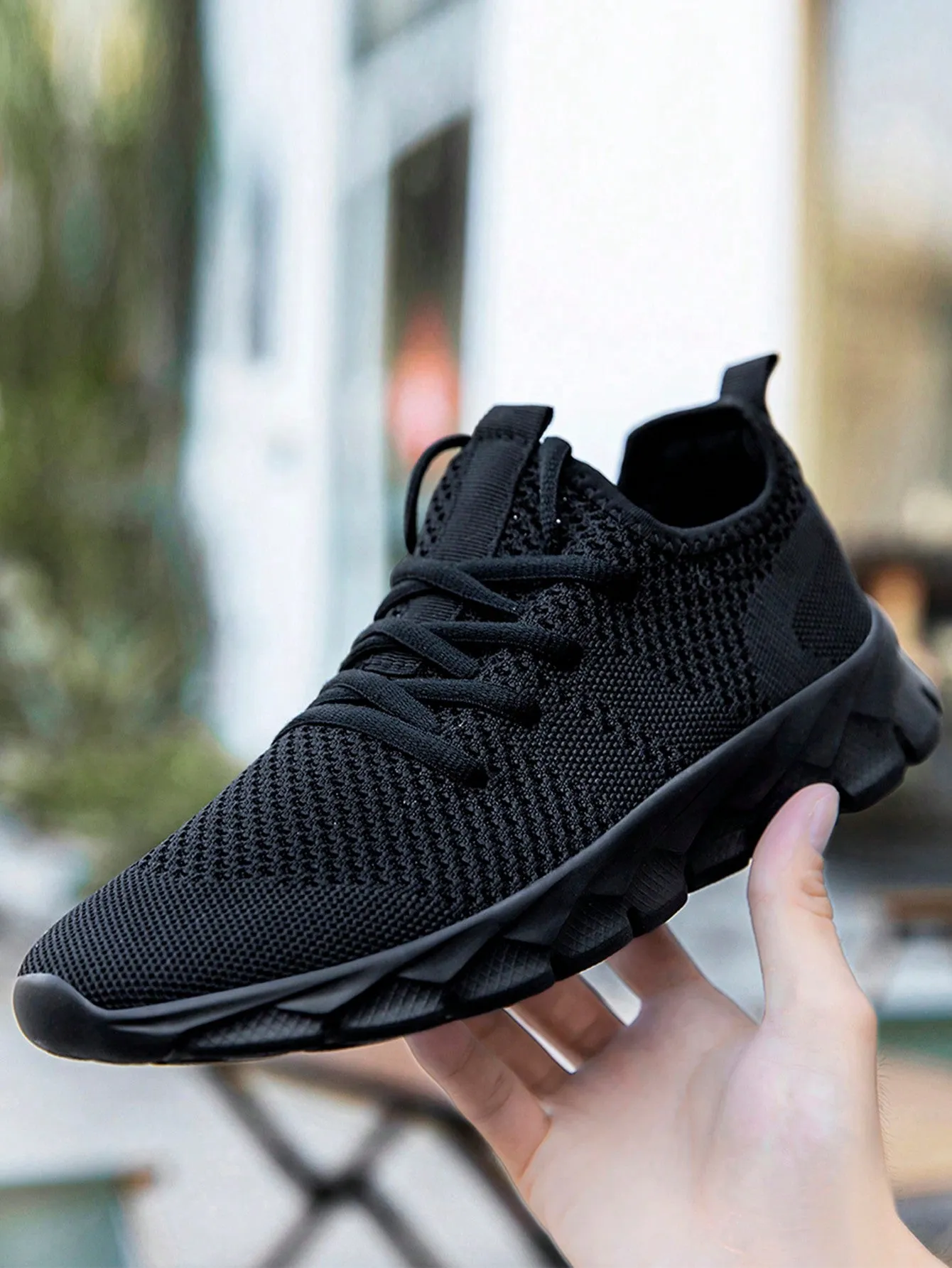 Shoes For Men Gym Tennis Athletic Mesh Fashion Sneakers Lightweight Sports Workout Running Casual Shoes Comfortable Footwear Trainers Black, Shoes For Men