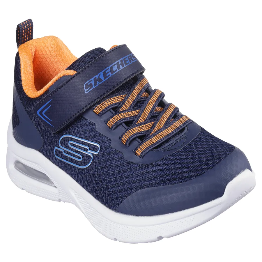 Skechers Kids Navy/Orange Velcro Trainer VAPTIX 403818L/NVOR