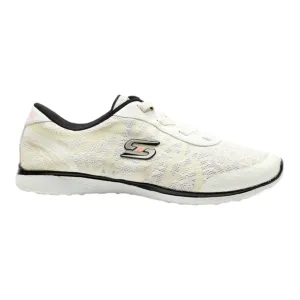 SKECHERS Sport-Active Sneaker Trainers Cream Synthetic Womens UK 8.5