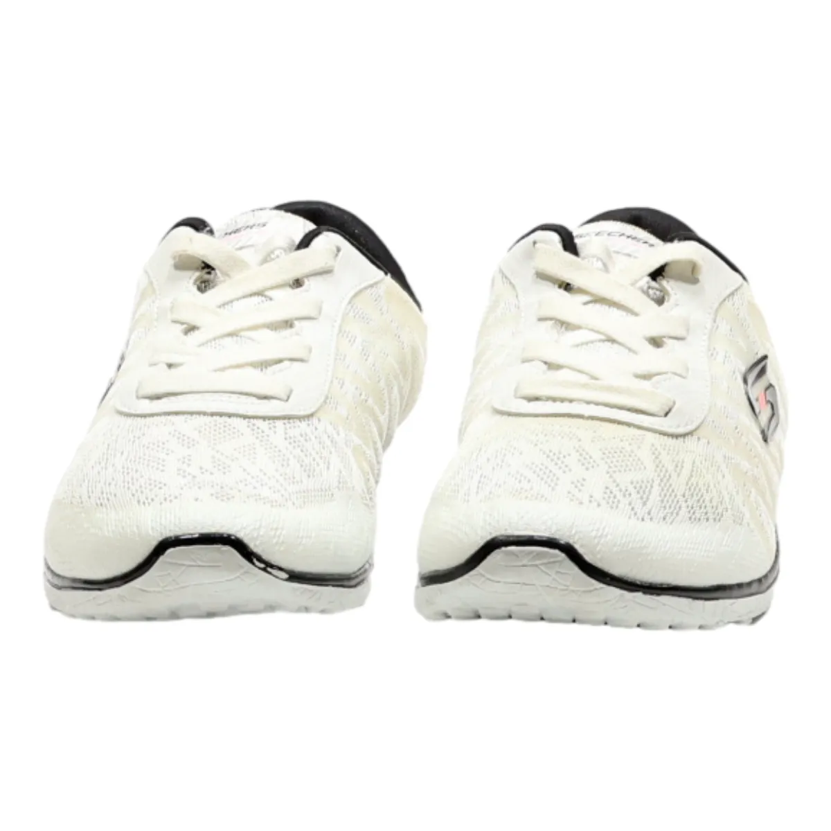 SKECHERS Sport-Active Sneaker Trainers Cream Synthetic Womens UK 8.5