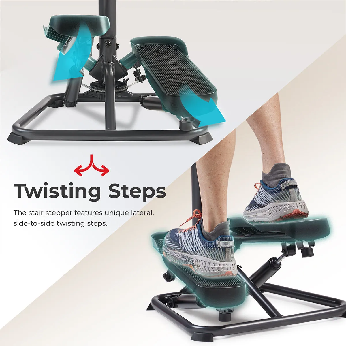 Smart Twist Stepper with Handlebar