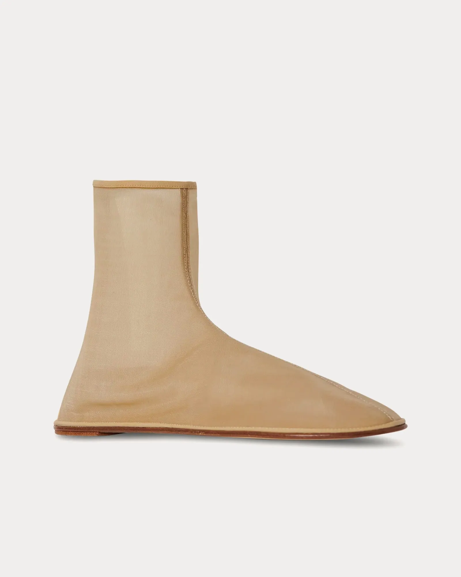 Sock Nylon Nude Boots