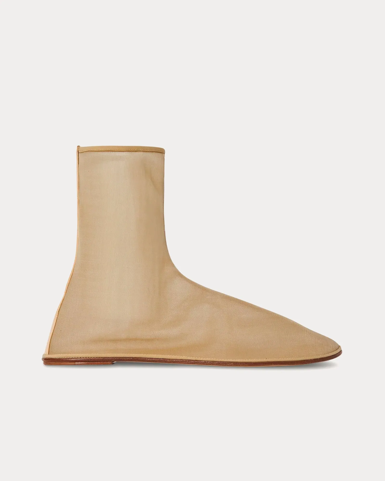 Sock Nylon Nude Boots