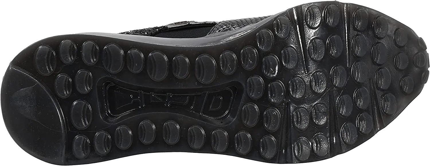 Steve Madden Cliff Black Snake Round Toe Lace Up Platform Fashion Sneakers