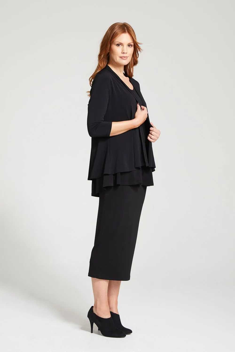 Tina Midi Tube Skirt | Black