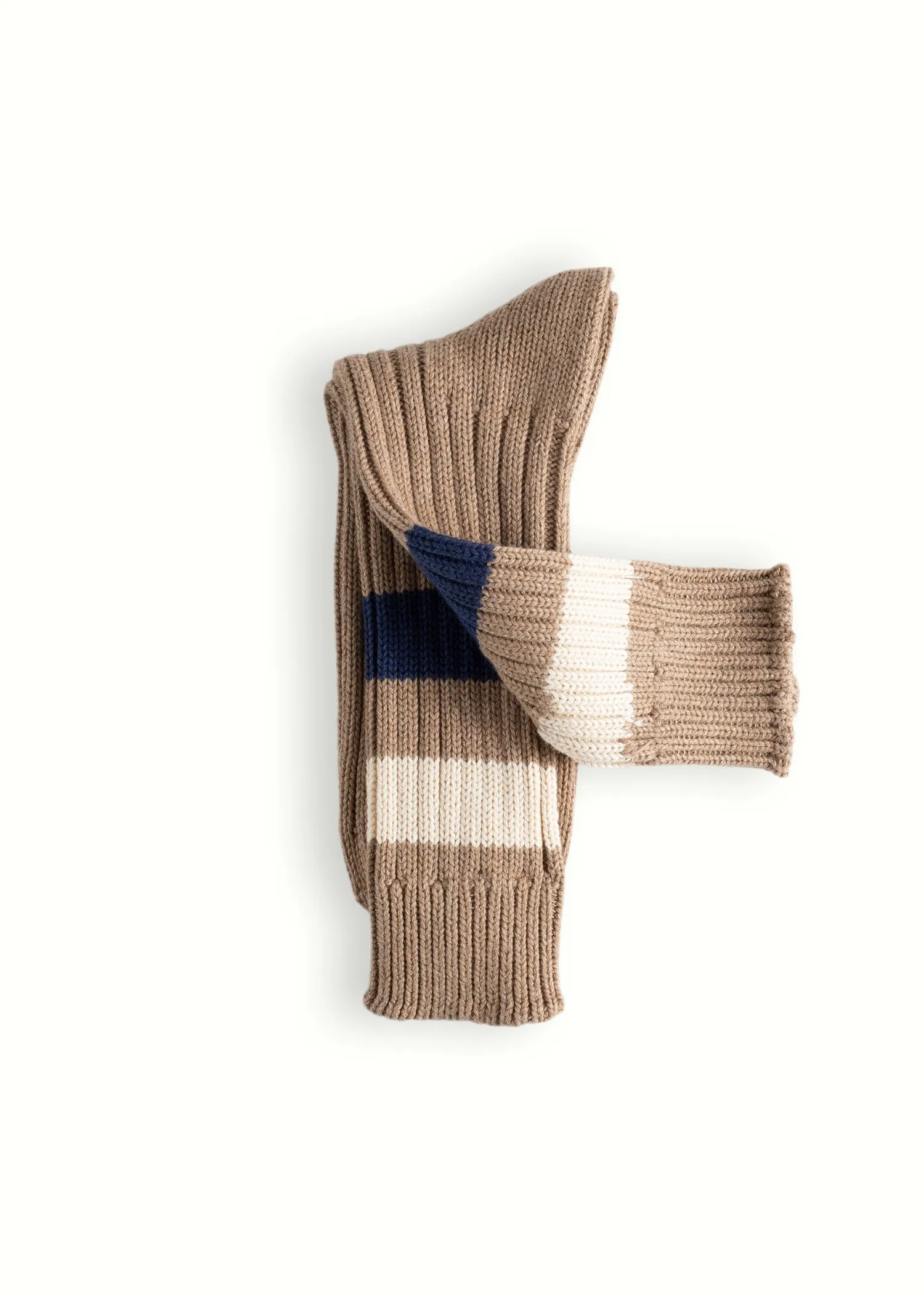 URBAN COLLECTION Striped Camel Socks