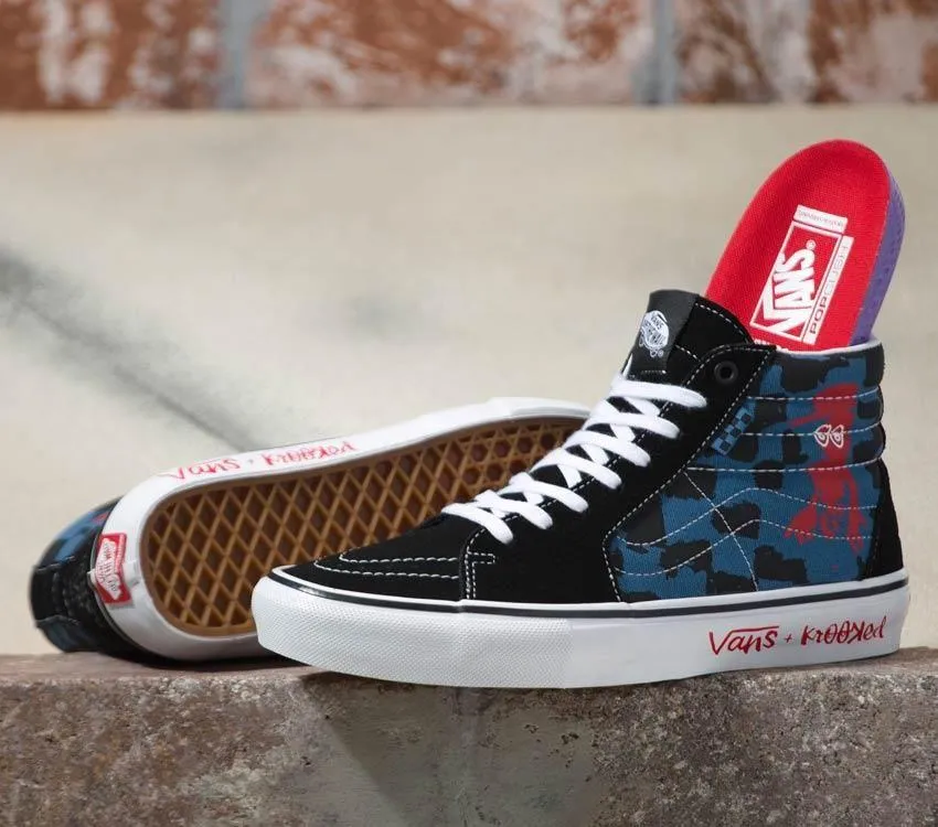 Vans X Krooked Skate SK8-Hi POPCUSH™