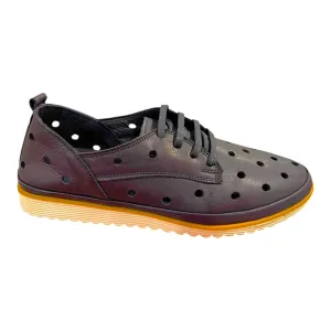 Via Nova Caesar Navy Leather Sneakers