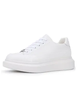 white platform sneaker