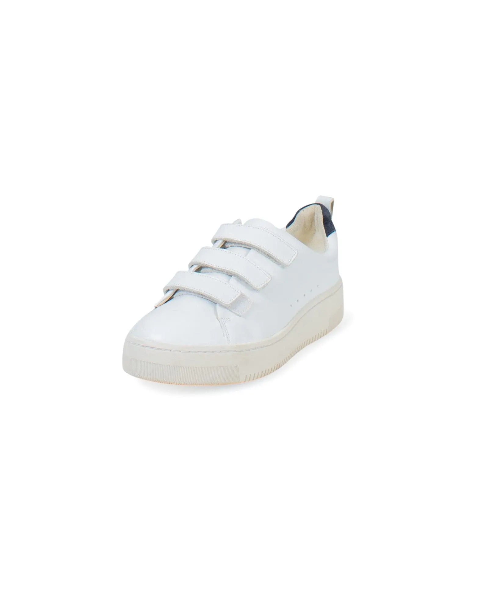 White Velcro Sneakers