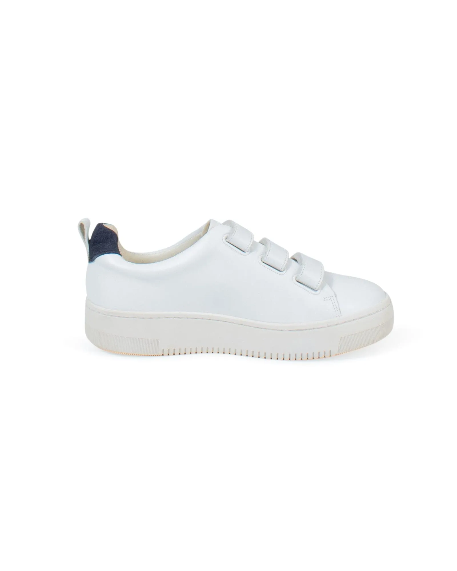 White Velcro Sneakers