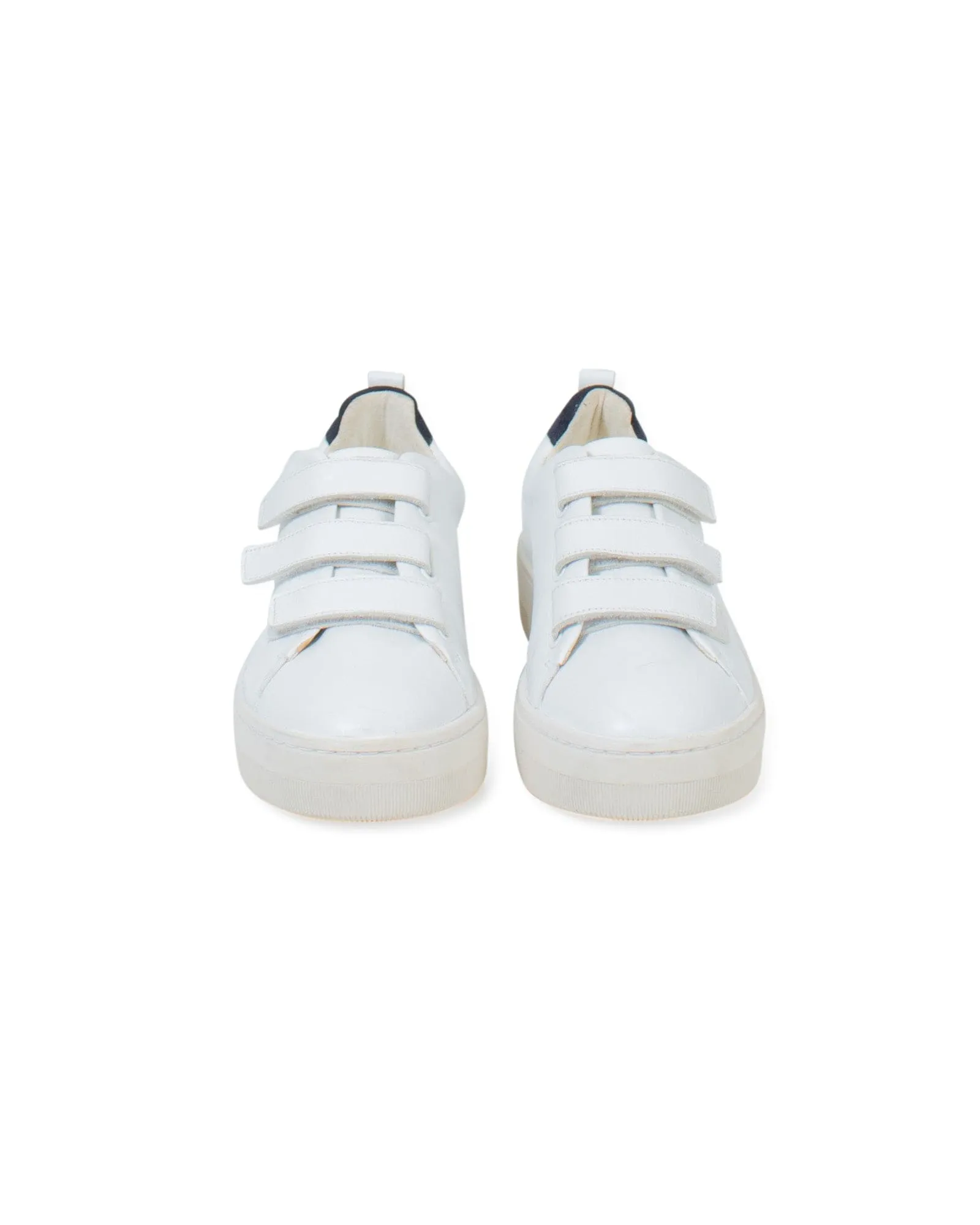 White Velcro Sneakers