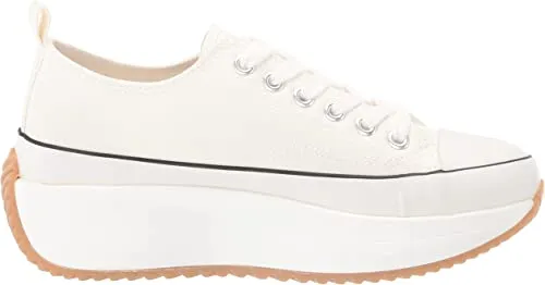 Winner Sneakers in White Fabric