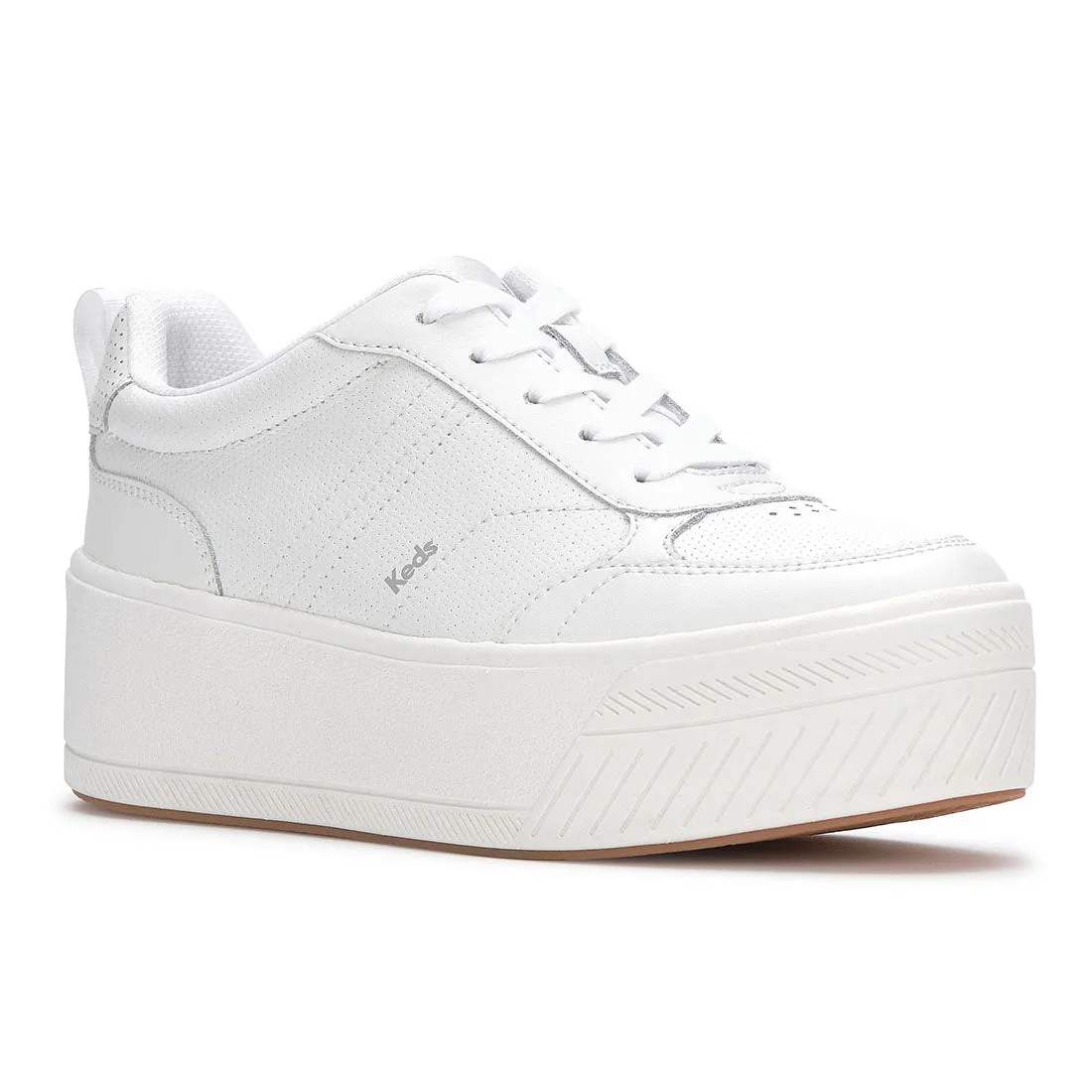 Women's Skyler II Leather Mixed Texture White (WH68277-SKYII8110)