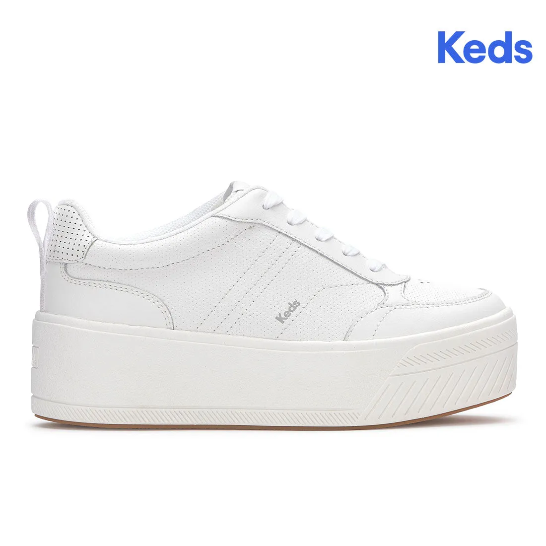 Women's Skyler II Leather Mixed Texture White (WH68277-SKYII8110)