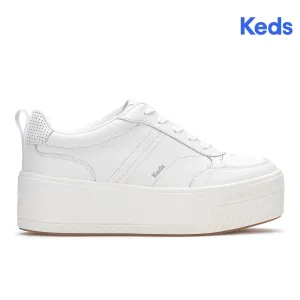 Women's Skyler II Leather Mixed Texture White (WH68277-SKYII8110)