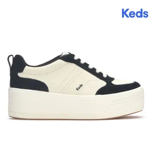 Women's Skyler II Leather/Suede Egret/Black (WH68428-SKYII7280)