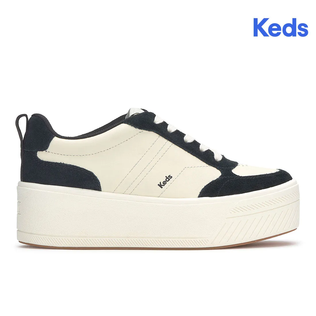 Women's Skyler II Leather/Suede Egret/Black (WH68428-SKYII7280)