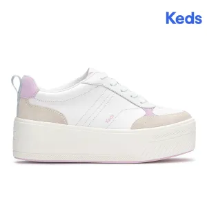 Women's Skyler II Leather/Suede White/Blue/Lilac (WH68429-SKYII7110)