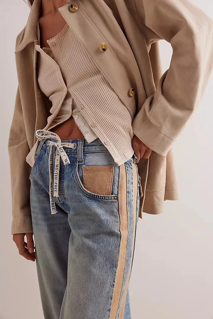 Zambi Slouchy Jeans - Safari
