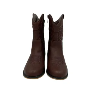Zip Up Western Boots